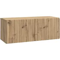 vidaXL Meuble TV mural 78,5 x 31 x 30 cm, chêne Artisan