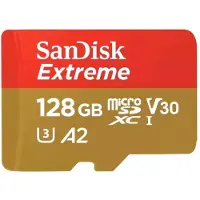 SanDisk Carte mémoire microSDXC Extreme Plus 128 Go UHS-I