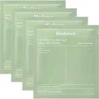 BIODANCE - Refreshing Sea Kelp Real Deep Mask Set - Masque de nuit hydrogel apaisant aux algues marines