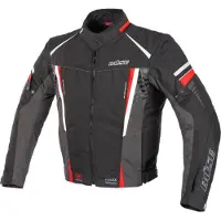 Büse Veste de moto Miles noir/rouge 3XL