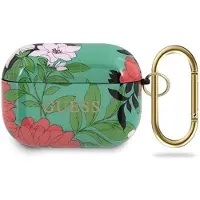 GUESS Guacaptpubkfl01 Airpods Pro Coverzielony/Green N.1 Flower Collection