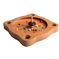 Clown Games Jeu de plateau Tyrolean Roulette en bois