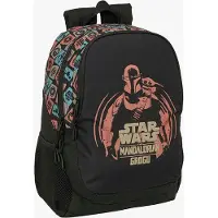Star Wars Sac à dos Mandalorian & Grogu, 23 litres, noir, pour enfants, noir, taille unique