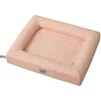 Dear Darling DD-01APL Lit orthopédique de luxe pour chien et chat Abricot Taille L 70x80cm avec mousse à mémoire de forme