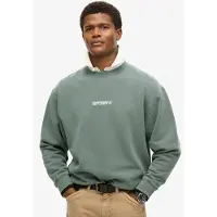 Superdry Sweat-shirt vert / blanc