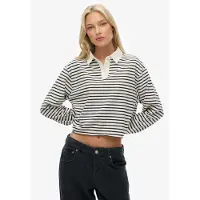 Superdry T-shirt oversize 'Athletic Essentials' écru / marine