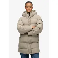 Superdry Sports Mid Padded Jacket Beige L Femme
