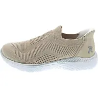 Rieker Chaussures pour femmes, chaussures basses, mocassins, couleur beige, style décontracté