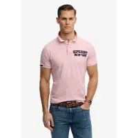 Superdry T-Shirt rose / noir
