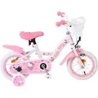 Volare Vélo pour enfants Hello Kitty - Filles - 12 pouces - Rose