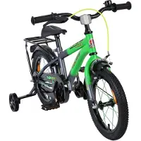 Volare Vélo pour enfants Thombike - Garçons - 14 pouces - Vert/Gris