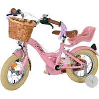 Volare Vélo enfant Blossom - Fille - 12 pouces - Rose - Deux freins à main