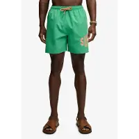 Superdry Shorts de bain vert clair / orange clair