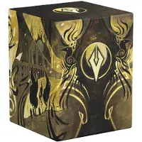 Ultimate Guard Secrets Of Strixhaven Silverquill Deck Case Doré Enfants