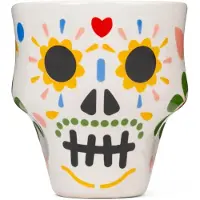 Kikkerland Tasse Sugar Skull Shot-2 X 2.25 Inches