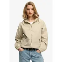 Superdry Washed Twill Jacket Beige S Femme