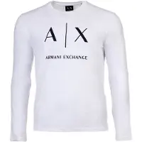 Armani Exchange T-Shirt noir / blanc