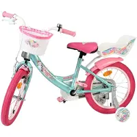 Volare Vélo enfant Unicorn 16 pouces, vert