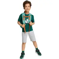 Adidas Ensemble de Shorts - Collegiate Green/Gris Ch - - 8 ans (128) - Shorts