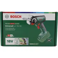 Bosch Scie 18V à lame NanoBlade (Solo) UniversalCut 18V-65 - 06033D5200