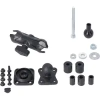 SW-Motech Pour Ø 12,5-25 mm. boule 1", bras, T-Lock. - Pour Ø 12,5-25 mm. boule 1", bras, T-Lock.