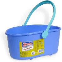 Spontex Seau Extra Large Capacité 10 L, Ustensiles de nettoyage, Bleu