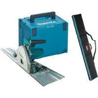 Makita SP6000J1X - Scie Plongeante Avec Rail 1500 Mm + Étui Et MAKPAC - 1300W - 165 Mm