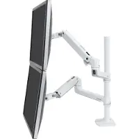 Ergotron LX Series LX Dual Stacking Arm 101,6 cm (40") Blanc Bureau