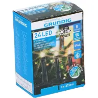 Grundig éclairage du sapin de Noël - Guirlande lumineuse LED - blanc/vert