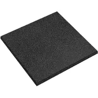 vidaXL : 6 dalles de protection antichute, noires, 50 x 50 cm, en caoutchouc