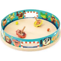 Janod Jeu d'adresse Appletop Toupies Arêne