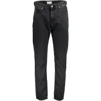 Calvin Klein Jean pour homme, noir, fabriqué de manière durable – Aspect usé avec détail logo