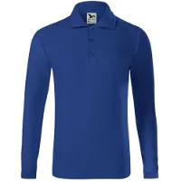 Malfini - Polo pour enfants, piqué, manches longues PP14513 (134) (bleu)