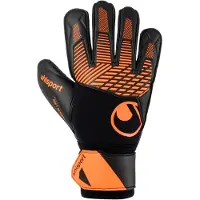 Uhlsport Gants de gardien Fangmaschine Soft Resist+ - noir/orange fluo, taille : 6