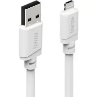 Hama Câble de charge, USB-A - Lightning, pour iPhone/iPad, MFi, 1 m, blanc