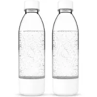 Dafi PushAir 2 bouteilles pour système de filtration d'eau , 0,7 l, blanches