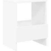 vidaXL Étagère à magazines blanc 35 x 30 x 45 cm