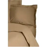 L'essentiel Maison , Light Brown, Ranforce Ensemble housse de couette king-size (FR), marron clair, 100 % COTON RANFORCE, 240 x 220 cm