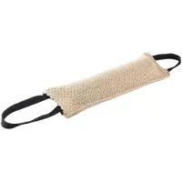 Julius-K9 Dummy en jute avec deux boucles, dimensions : 45 x 7 cm