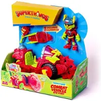 Magic Box Superthings Kazoom Véhicule de combat Colère des enfants Rouge Rouge One Size