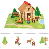Jeujura 8092, Jeu de construction, 5 ans/années, Bois, 555 g