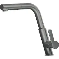Deante Robinets de salle de bain et de cuisine Robinet de cuisine Silia Titanium BQSD73M