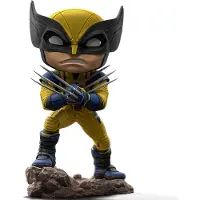 Iron Studios Figurka MiniCo Wolverine w żółtym kostiumie z Deadpoolem od 13 cm