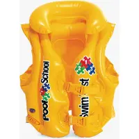 Intex Gilet de Natation Intex Deluxe Jaune 3-6 ans