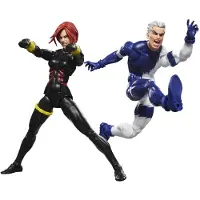 Hasbro Figurines Marvel Legends Avengers, lot de 2 : Black Widow et Quicksilver, 15 cm