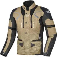 Berik Veste textile Absolute Zero Race pour moto, kaki/noir, 52