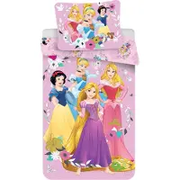 Disney Princess linge de lit fille 140 x 200cm 100% coton