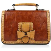 Banned Sac à main / Sac à bandoulière - Leather Scandal Marron