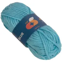 Colorations - Fil acrylique 4 mm - 50 g - Bleu clair
