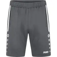 Jako Pantalon de sport gris / blanc